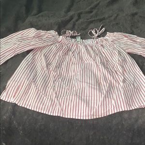 Forever 21 strapless shirt